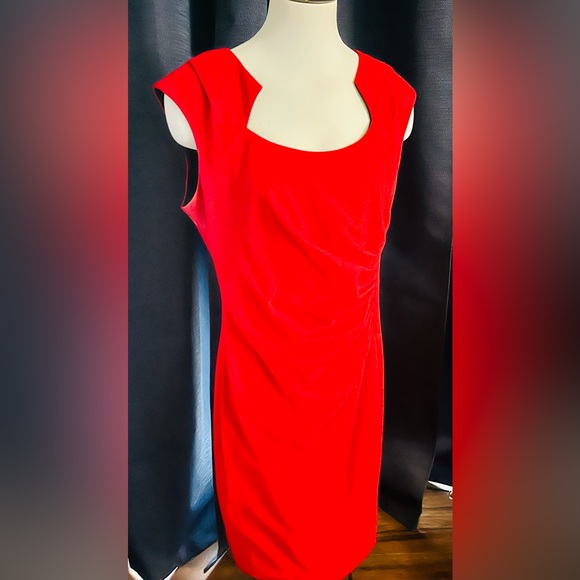 Calvin Klein Dresses & Skirts - Calvin Klein Sleeveless Red Midi Dress